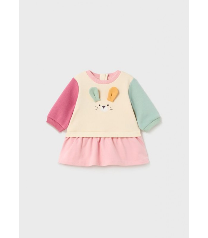VESTIDO FELPA BEBÉ NIÑA MAYORAL
