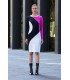 VESTIDO TRICOLOR ARGGIDO