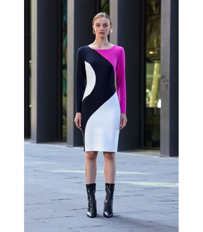 VESTIDO TRICOLOR ARGGIDO