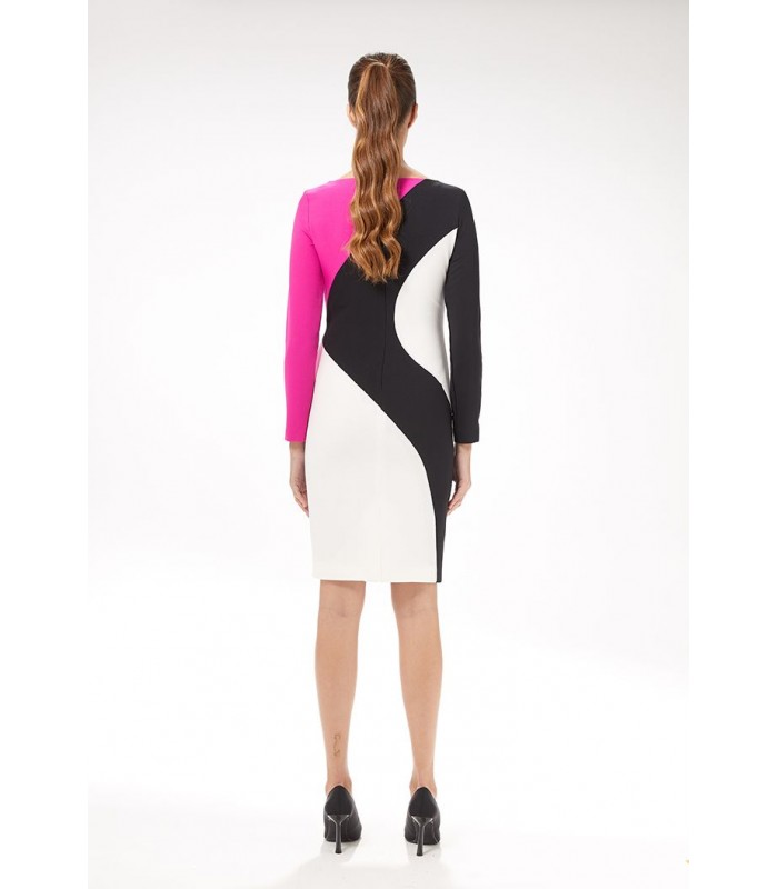 VESTIDO TRICOLOR ARGGIDO