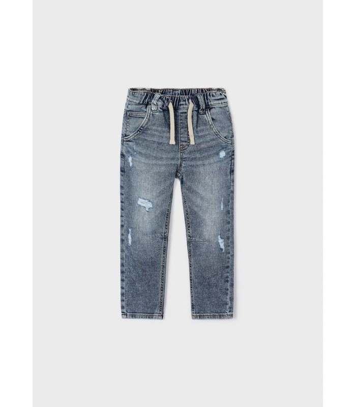 PANTALÓN DENIM JOGGER ROTOS MAYORAL