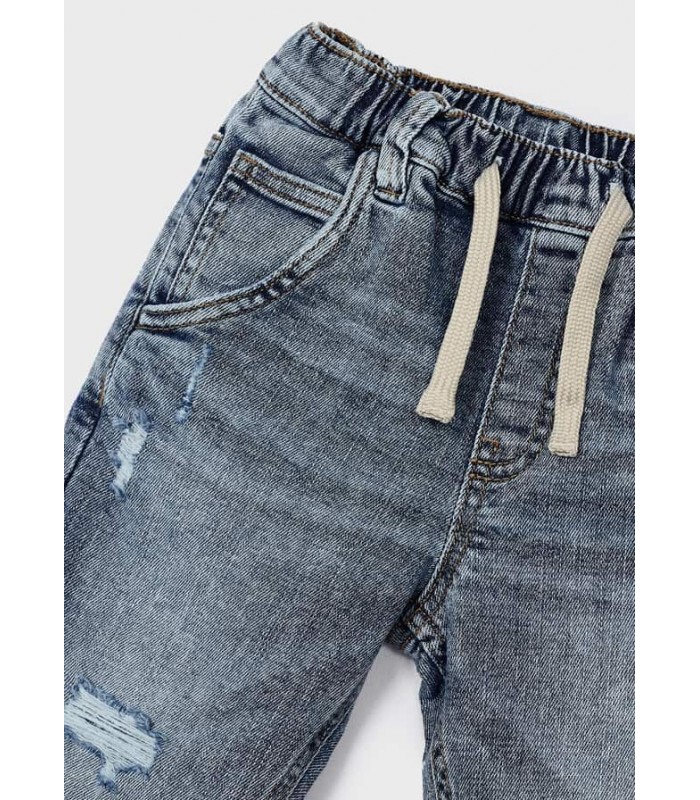 PANTALÓN DENIM JOGGER ROTOS MAYORAL