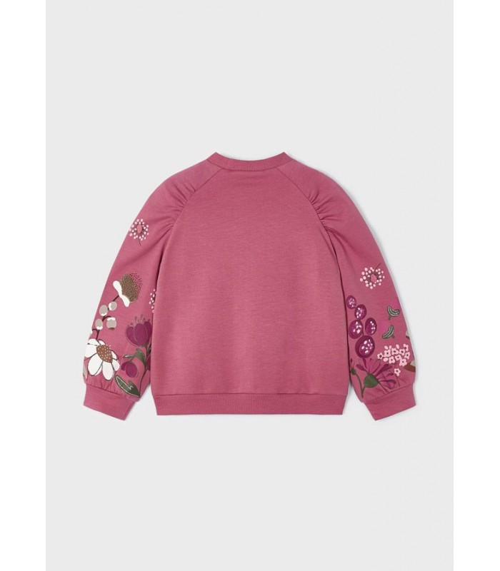 SUDADERA NIÑA FLORES MANGA MAYORAL