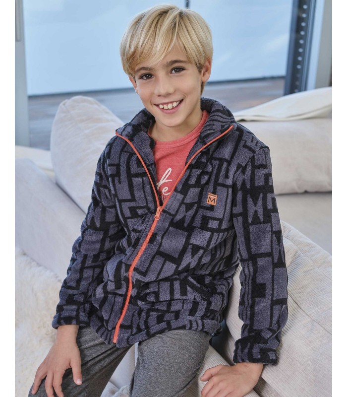 BATA CORTA NIÑO ESTAMPADA MASSANA