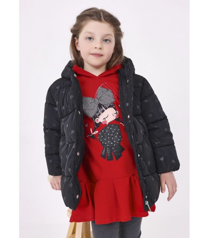 CHAQUETÓN PRINT CORAZONES MAYORAL