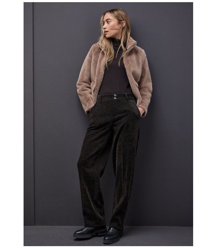 PANTALÓN MUJER ANCHO PANA STREET ONE