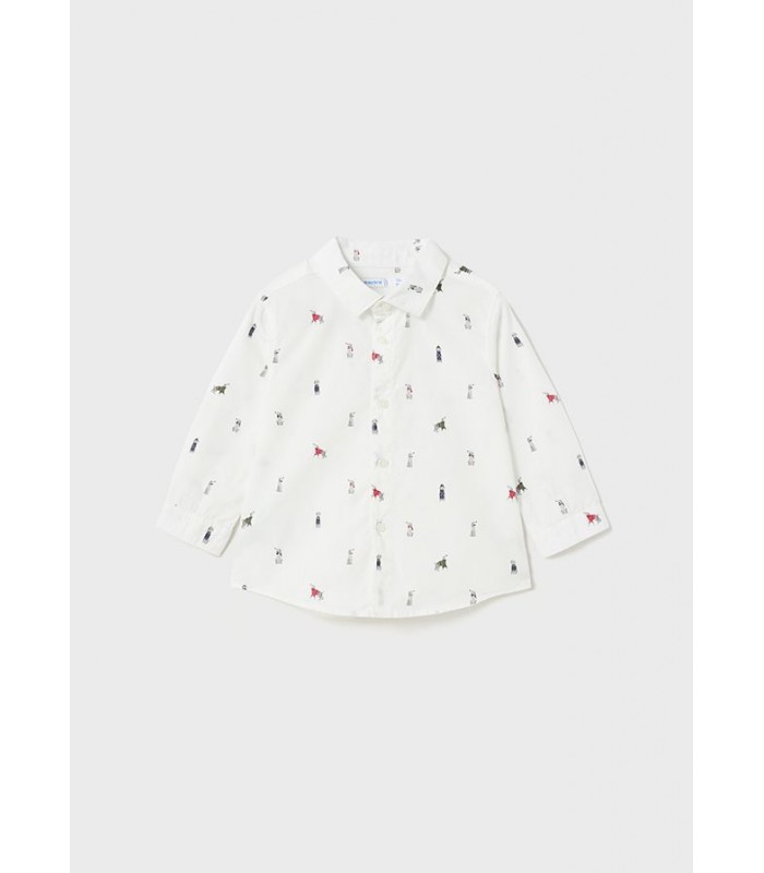 CAMISA BÉBE NIÑO PERROS MAYORAL