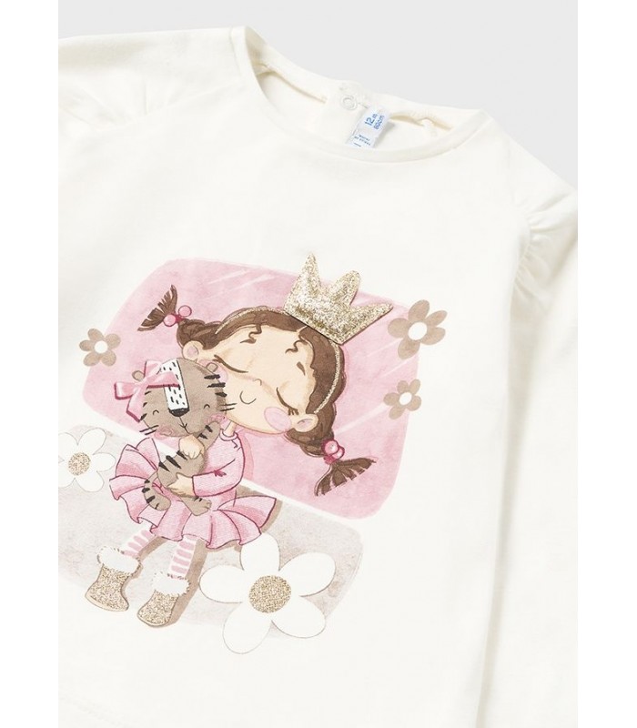 CAMISETA BEBÉ NIÑA PRINCESA MAYORAL