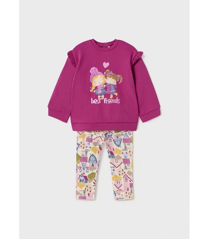 CONJUNTO LEGGINGS BEBÉ NIÑA CASITAS MAYORAL