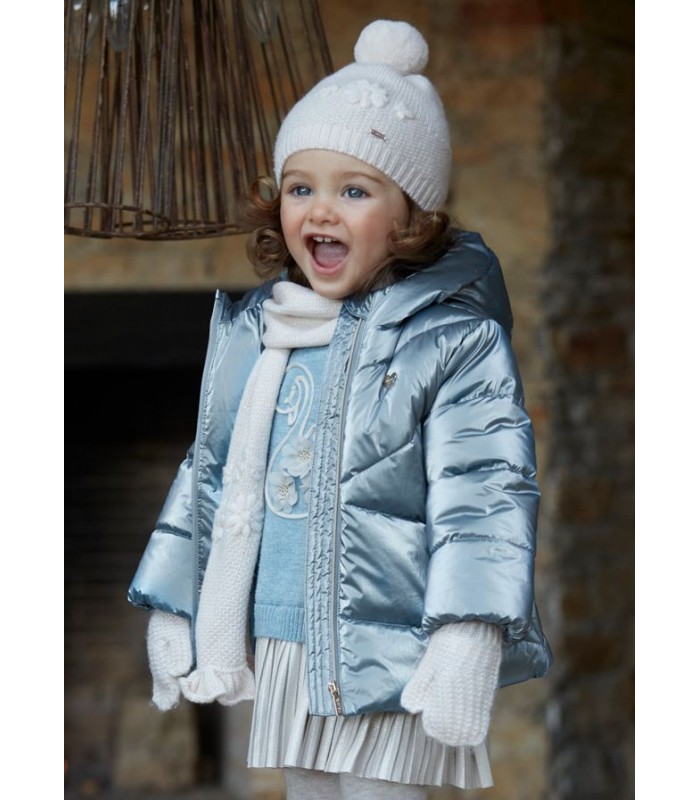 CONJUNTO GORRA BUFANDA Y MANOPLAS BEBÉ NIÑA MAYORAL