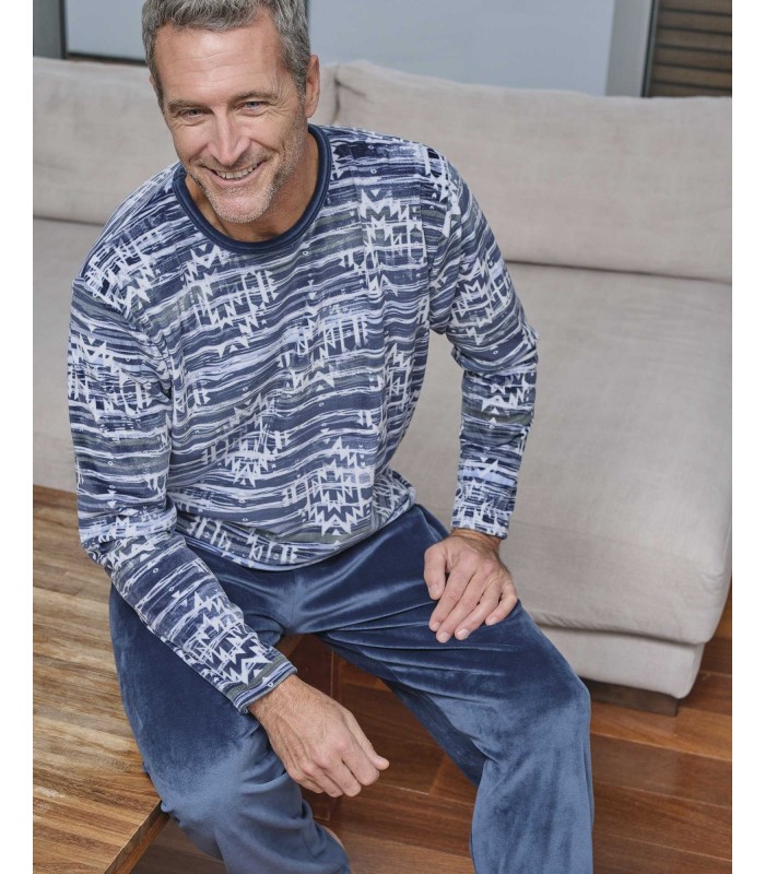PIJAMA HOMBRE MICROPOLAR ARTICO MASSANA
