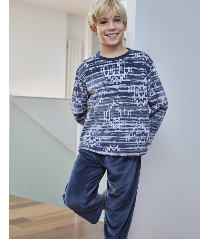 PIJAMA NIÑO MICROPOLAR ARTICO MASSANA