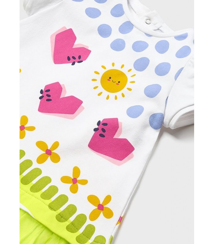 VESTIDO PUNTO TUL BEBÉ NIÑA MAYORAL