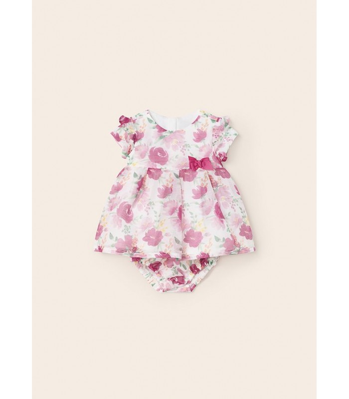 VESTIDO CEREMONIA FLORES BEBÉ NIÑA MAYORAL