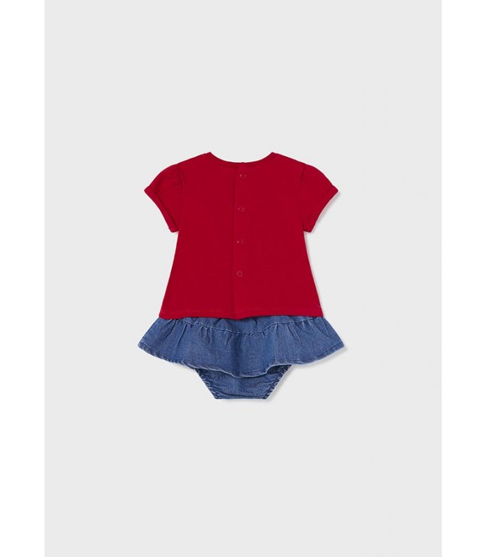 CONJUNTO FALDA BEBÉ NIÑA OSO MAYORAL