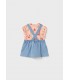 CONJUNTO FALDA PETO BEBÉ NIÑA MAYORAL