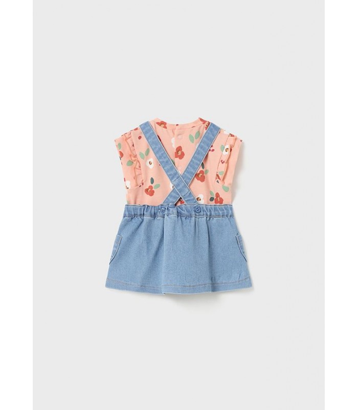 CONJUNTO FALDA PETO BEBÉ NIÑA MAYORAL
