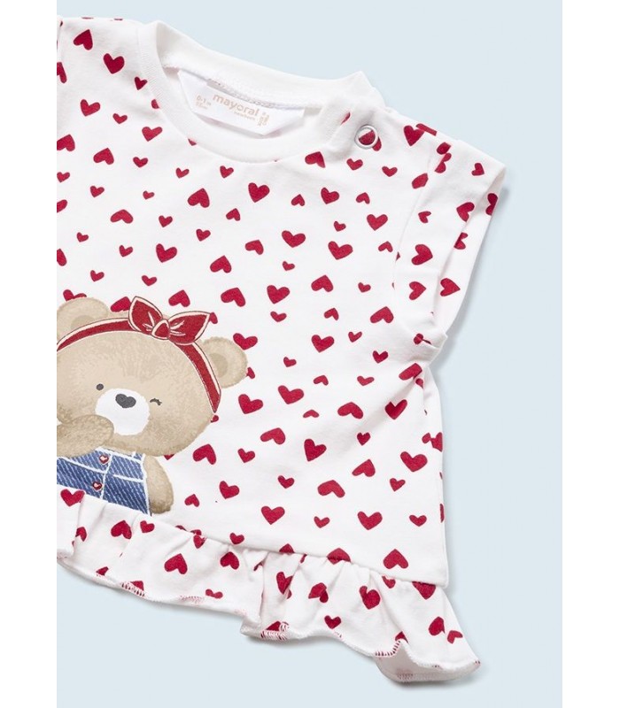 PACK DOS CONJUNTO BEBÉ NIÑA OSO MAYORAL