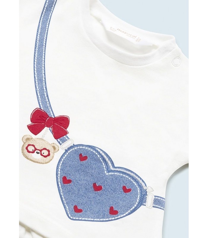 PACK DOS CONJUNTO BEBÉ NIÑA OSO MAYORAL