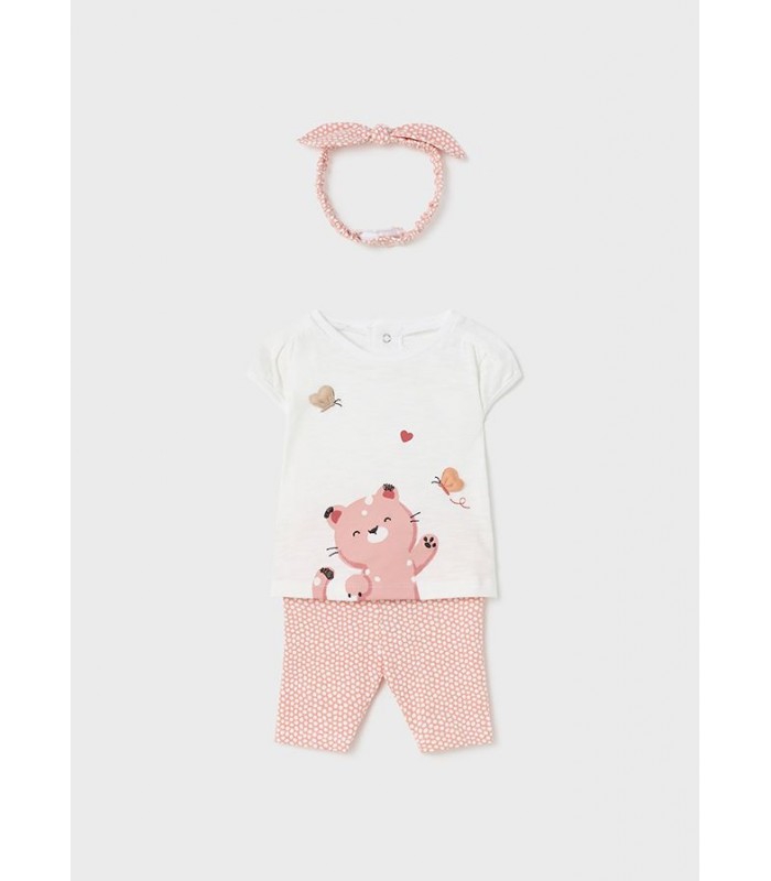 CONJUNTO LEGGINGS BEBÉ NIÑA GATITO MAYORAL