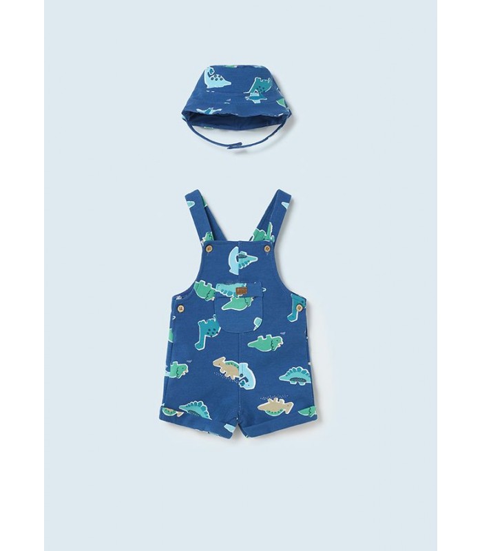 CONJUNTO PETO Y GORRO PUNTO BEBÉ MAYORAL
