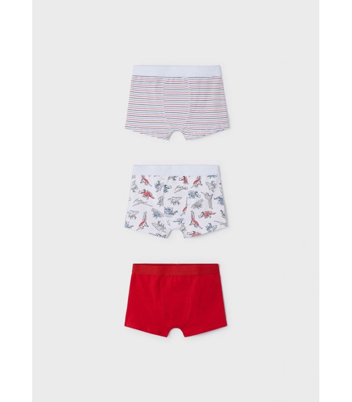 PACK TRES BOXERS NIÑO DINO MAYORAL