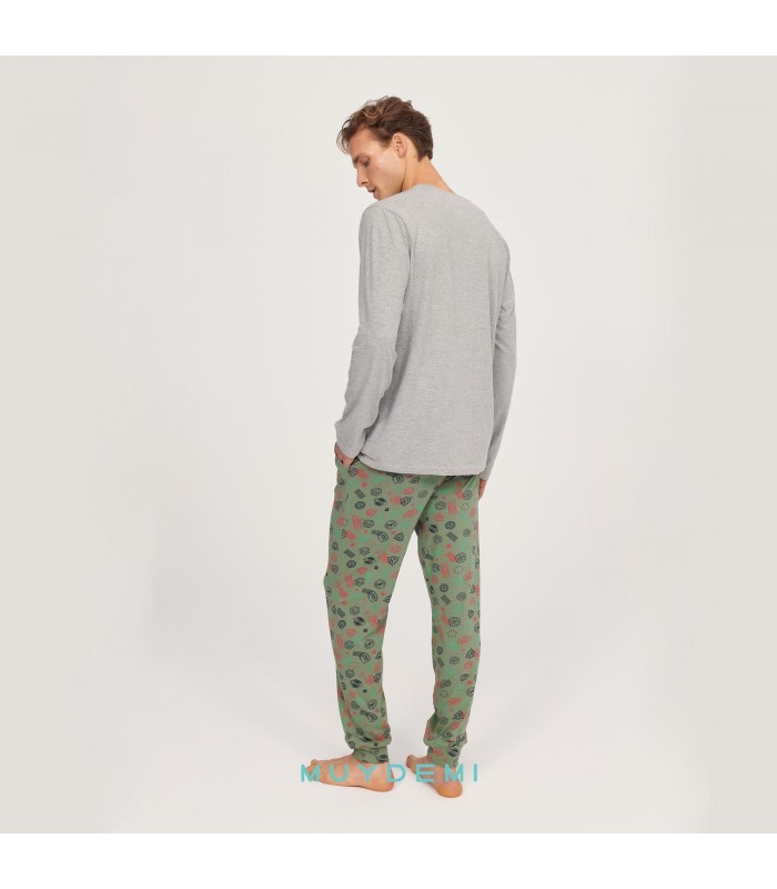 PIJAMA HOMBRE M/L TRAVEL MUYDEMI