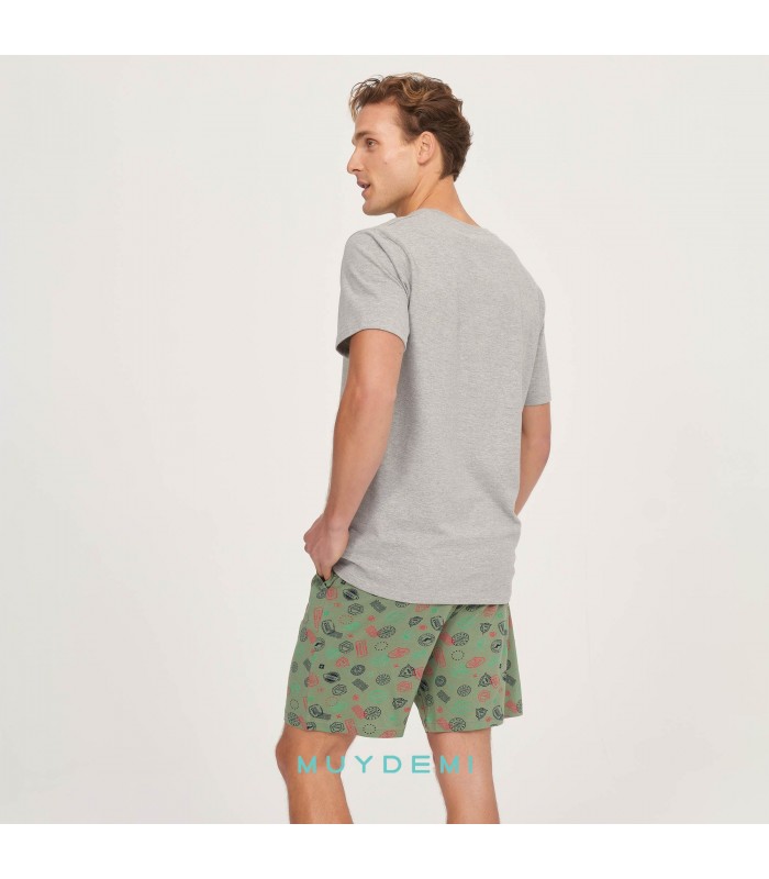 PIJAMA HOMBRE M/C TRAVEL MUYDEMI