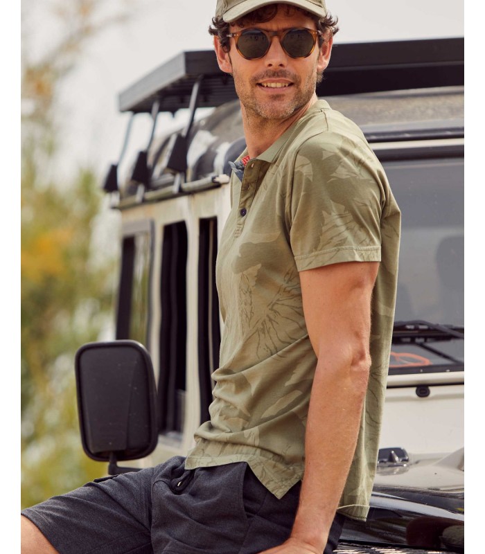 POLO HOMBRE HOJAS MASSANA