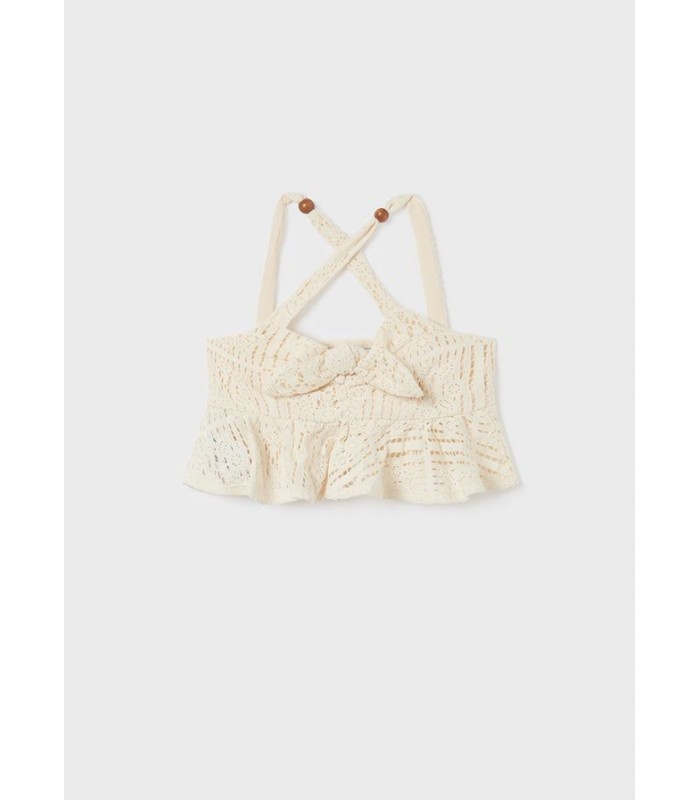 TOP NUDO CROCHE NIÑA MAYORAL