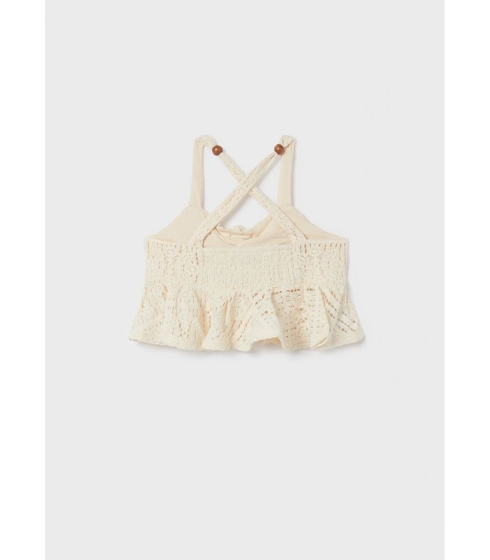 TOP NUDO CROCHE NIÑA MAYORAL