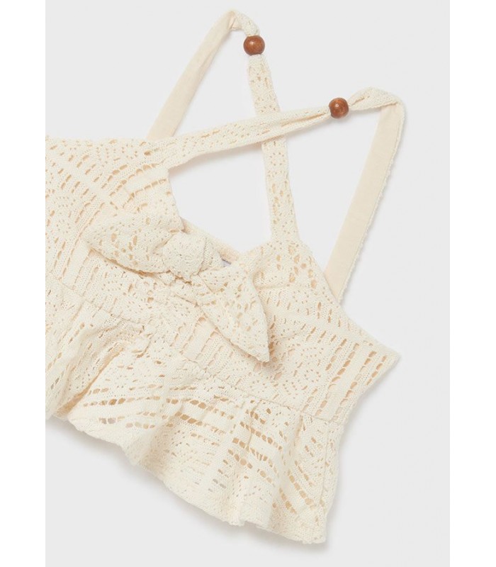 TOP NUDO CROCHE NIÑA MAYORAL