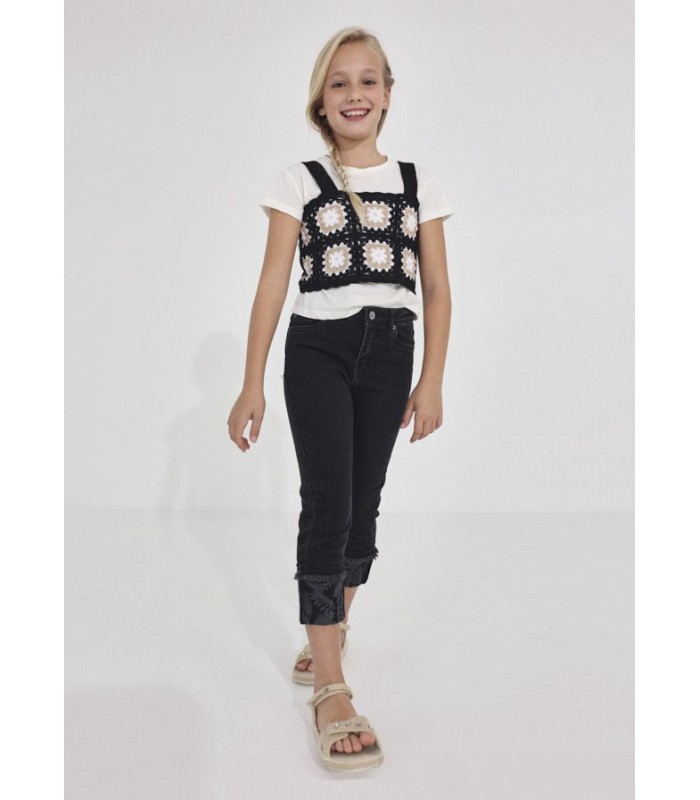 TOP CROCHE Y CAMISETA NIÑA MAYORAL