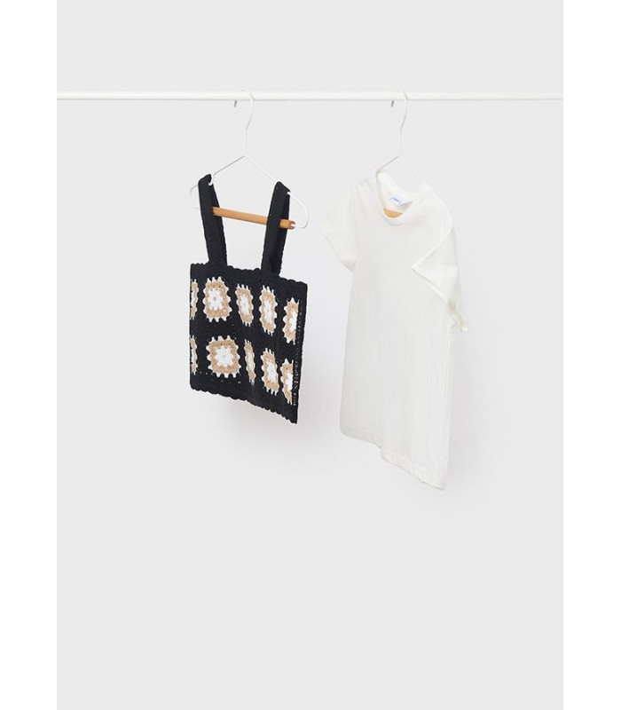 TOP CROCHE Y CAMISETA NIÑA MAYORAL
