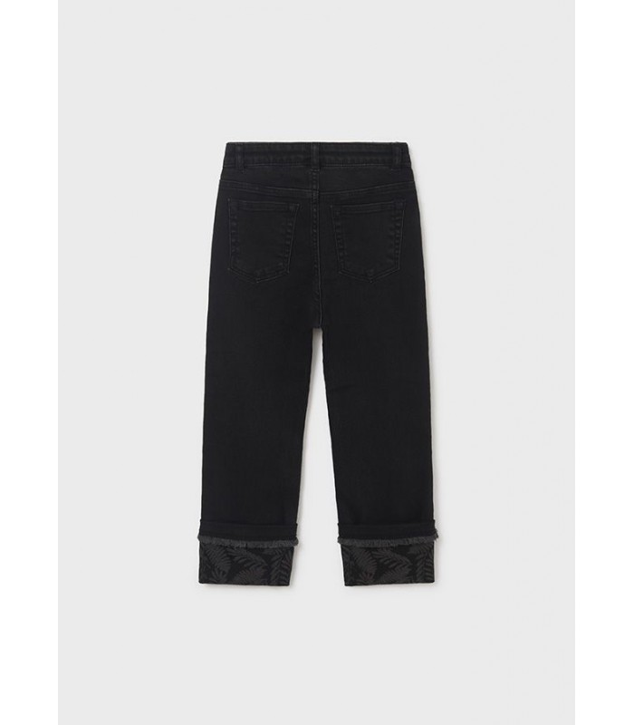 PANTALÓN TEJANO CROPPED NIÑA MAYORAL