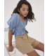 PANTALÓN CORTO TIRO ALTO NIÑA MAYORAL