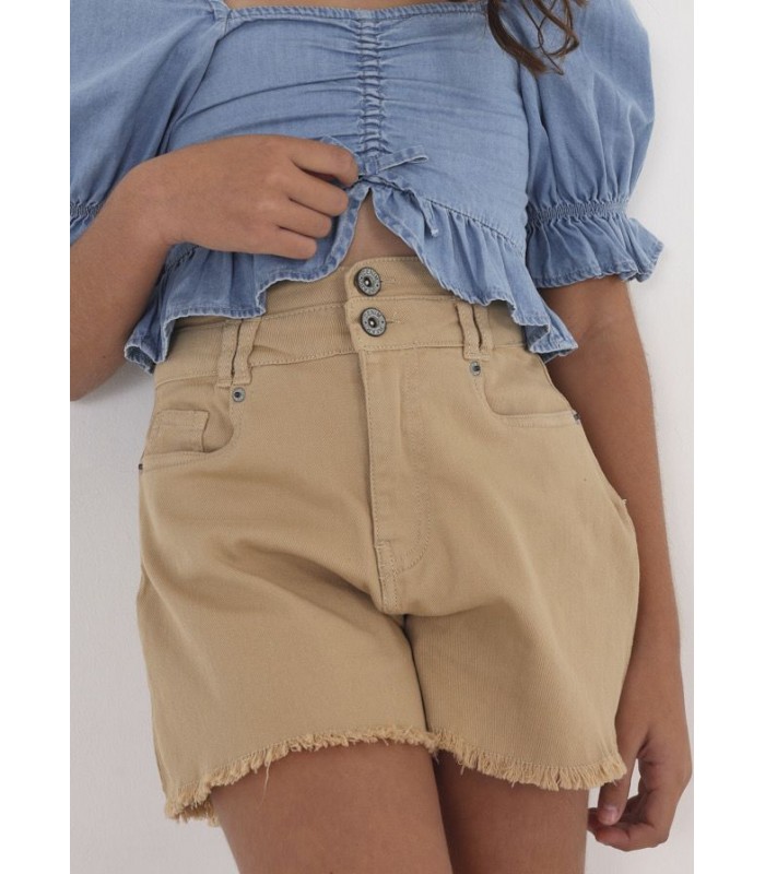 PANTALÓN CORTO TIRO ALTO NIÑA MAYORAL