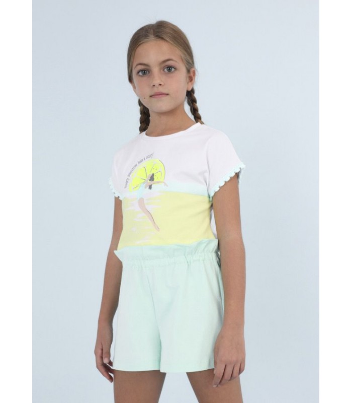 CONJUNTO SHORT NIÑA LEMON MAYORAL