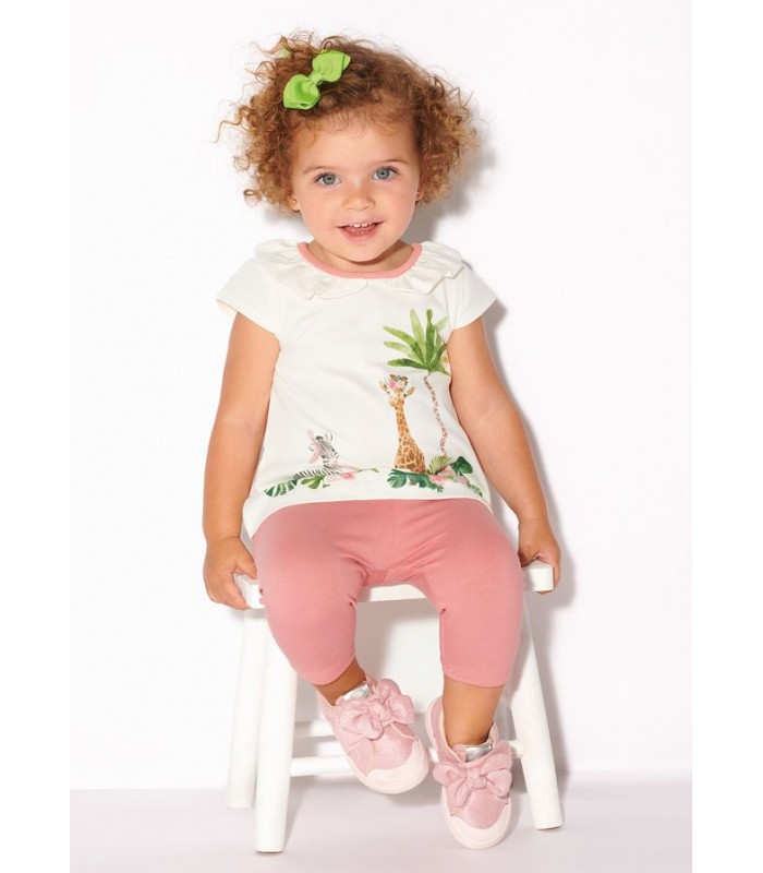 CONJUNTO LEGGINGS JIRAFA BEBÉ NIÑA MAYORAL