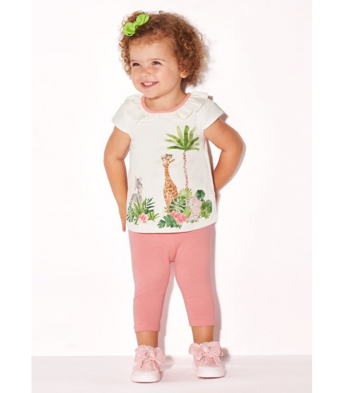 CONJUNTO LEGGINGS JIRAFA BEBÉ NIÑA MAYORAL