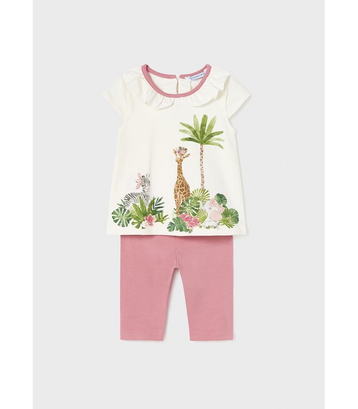 CONJUNTO LEGGINGS JIRAFA BEBÉ NIÑA MAYORAL