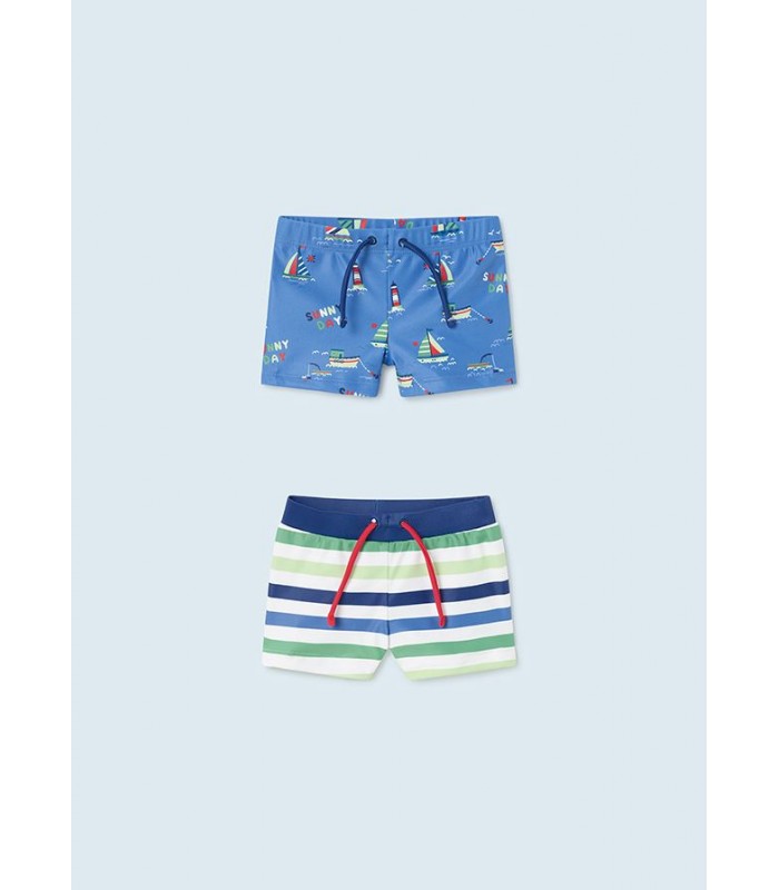 PACK DOS BAÑADORES BEBÉ NIÑO BARCOS MAYORAL