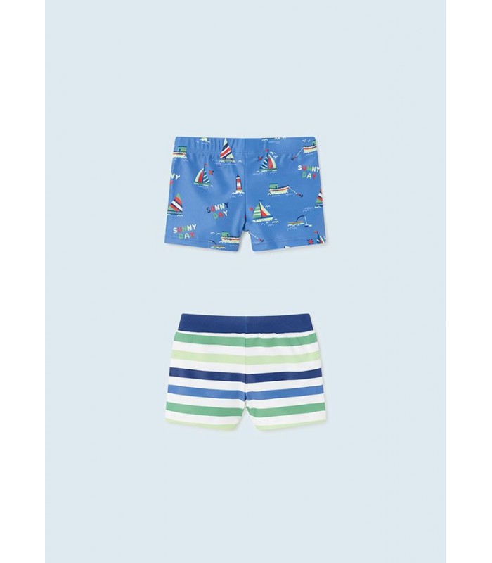PACK DOS BAÑADORES BEBÉ NIÑO BARCOS MAYORAL