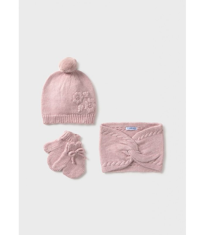 CONJUNTO TRES PIEZAS BUF BEBÉ NIÑA MAYORAL