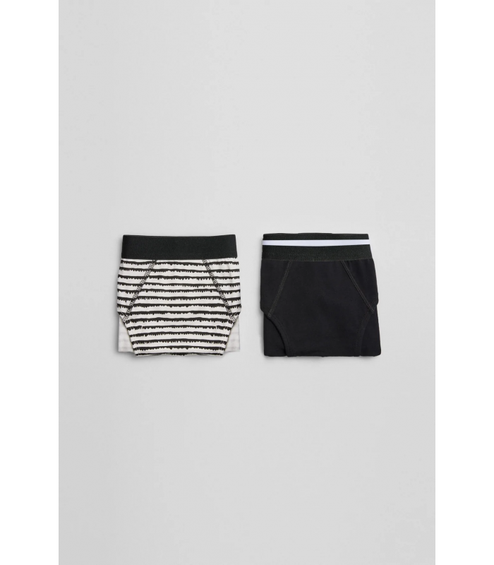 PACK DOS SLIPS NIÑO RAYAS/LISO