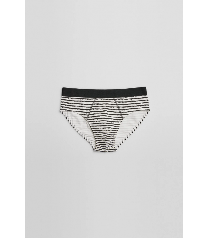 PACK DOS SLIPS NIÑO RAYAS/LISO