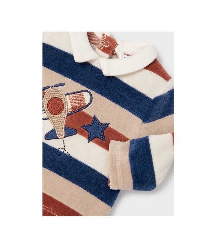 CONJUNTO POLAINA BEBÉ NIÑO AVIONETA