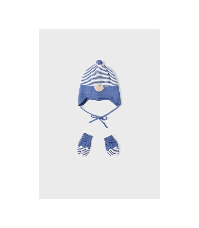 CONJUNTO GORRA Y MANOPLAS BEBÉ NIÑO