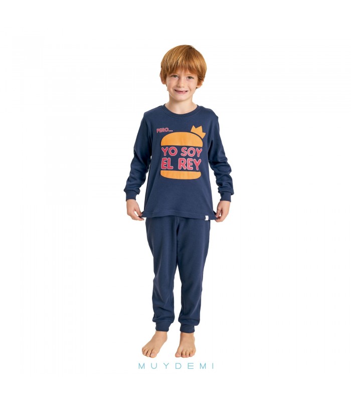 PIJAMA NIÑO HAMBURGUESA MUYDEMI