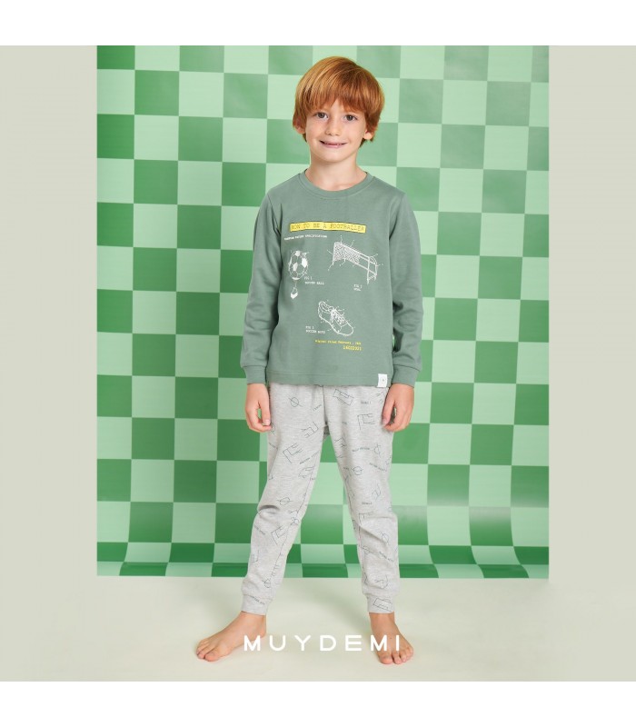 PIJAMA NIÑO FOOTBALL MUYDEMI